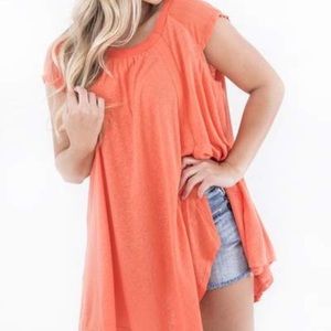 Free People, Keep it Casual Tee, Size S